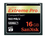Sandisk 16GB Extreme Pro zapis 150MB/s odczyt 160MB/s - 179831 - zdjęcie 1
